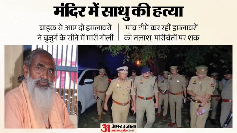 यूपी के मंदिर में हत्या:बाइक पर आए, दो मिनट बात की, फिर मार दी गोली; साधु देवानंद हत्याकांड की पूरी कहानी